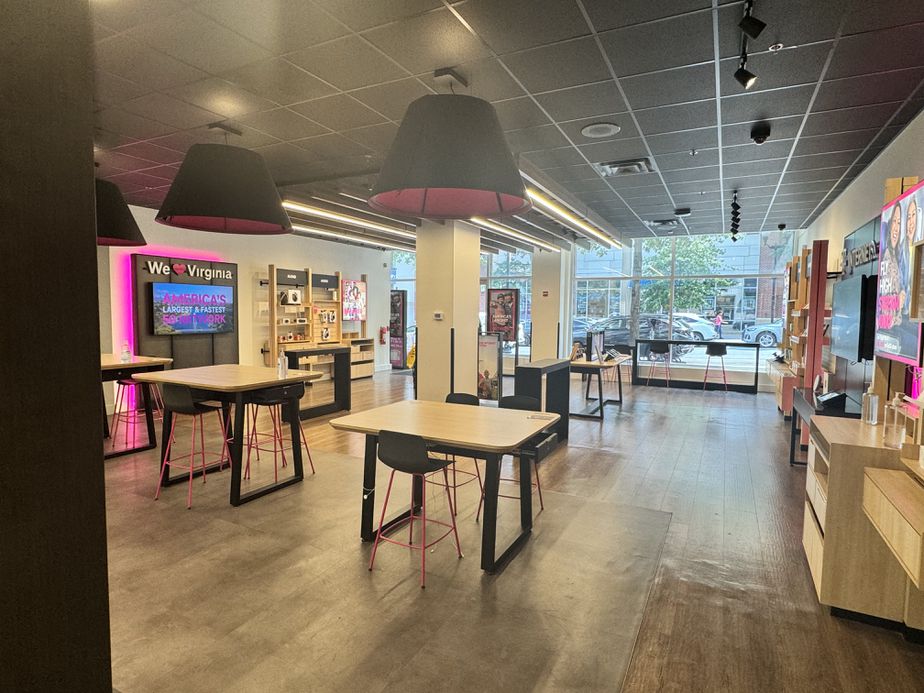 Interior photo of T-Mobile Store at Clarendon & Filmore, Arlington, VA