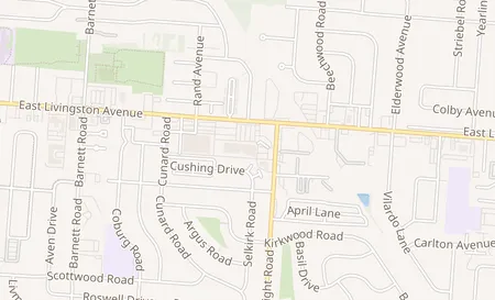 map of 3657F E. Livingston Ave Columbus, OH 43227