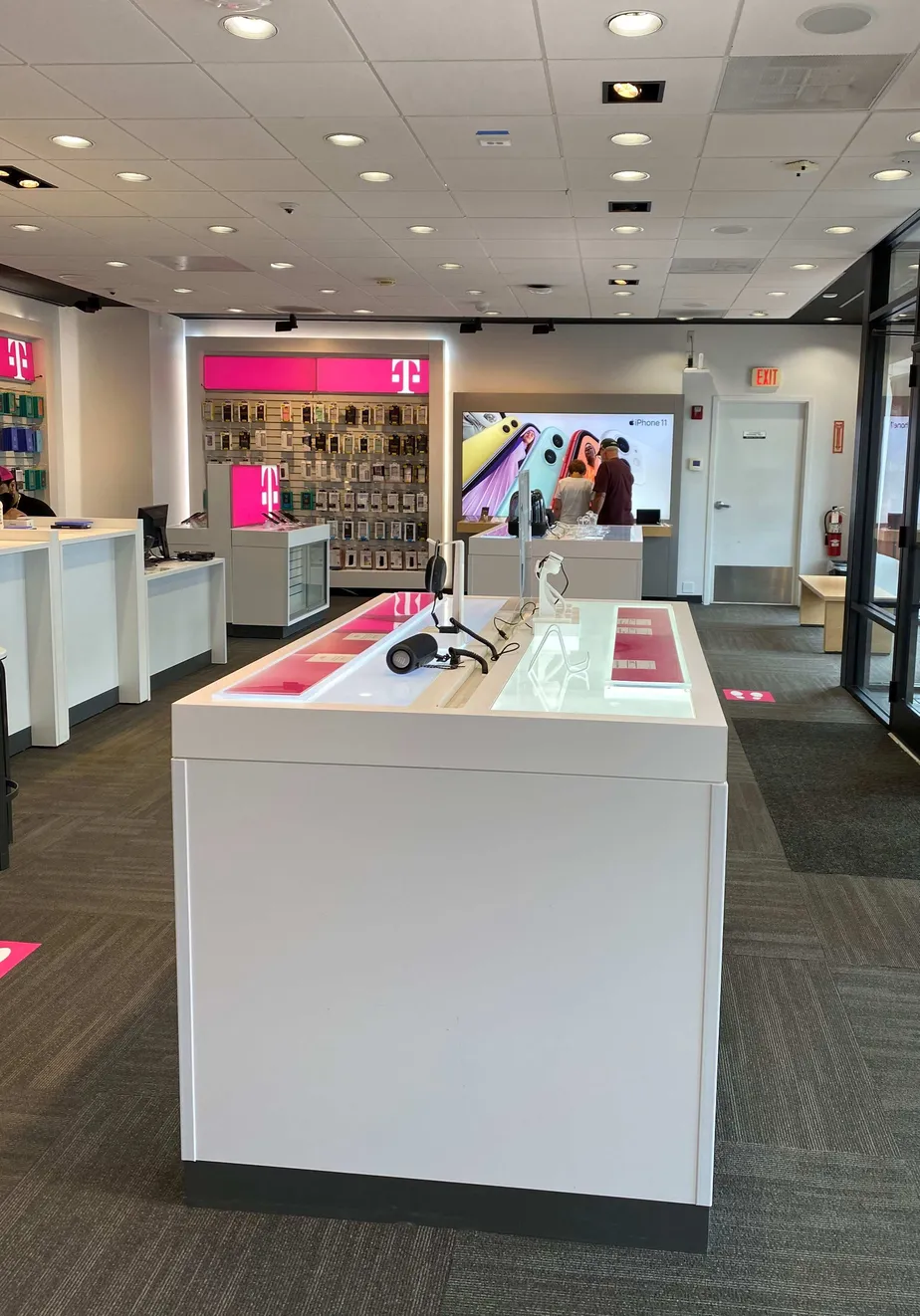 Interior photo of T-Mobile Store at Andover St & Prospect St, Peabody, MA