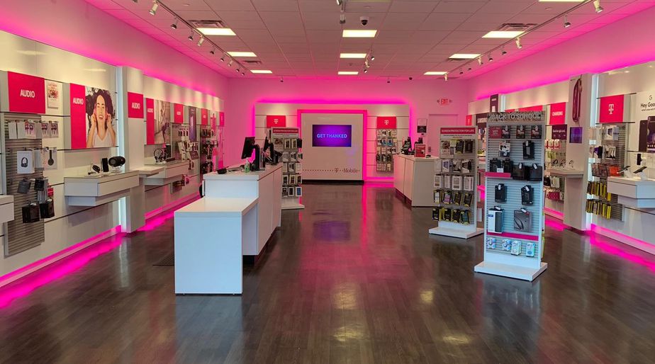 Interior photo of T-Mobile Store at Liberty Tree Mall, Danvers, MA