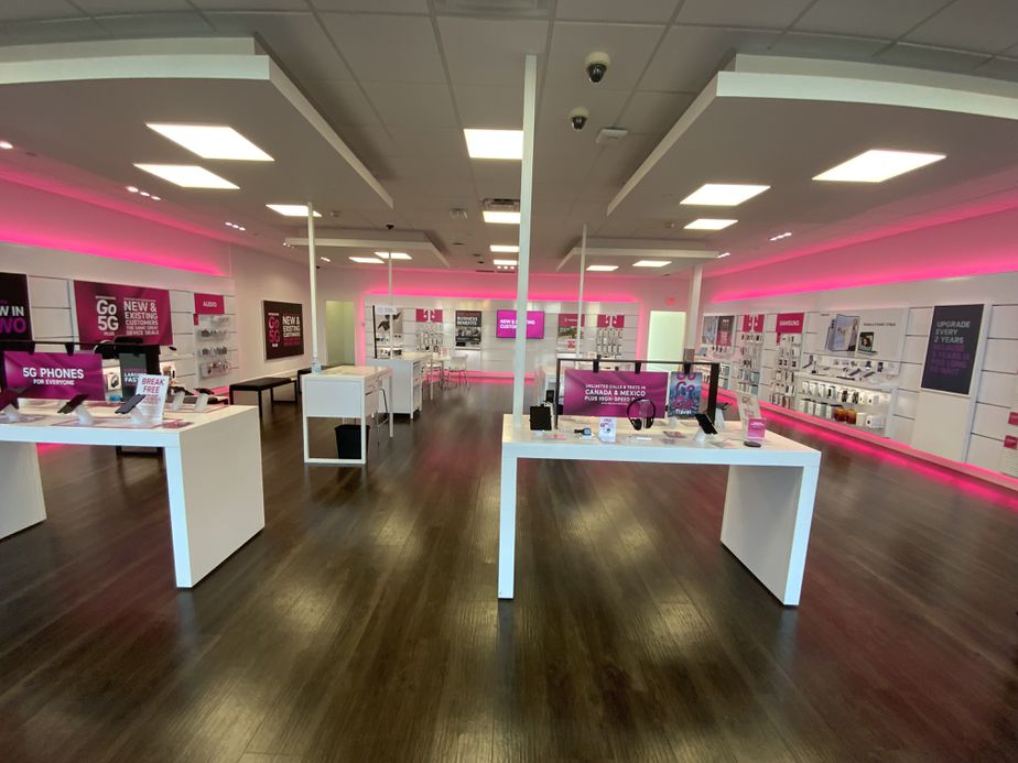 Interior photo of T-Mobile Store at Cedar Hills, Beaverton, OR