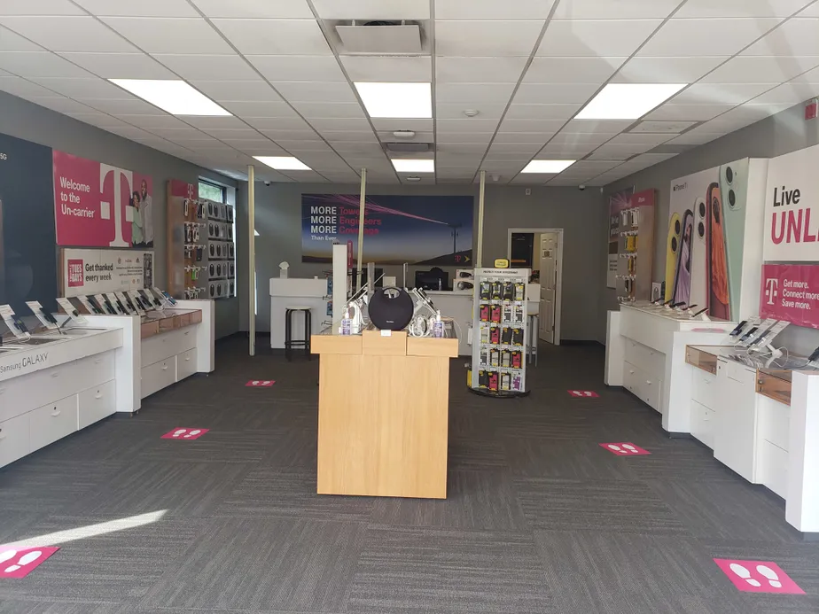 Interior photo of T-Mobile Store at George Washington Hwy & Albion Rd, Lincoln, RI