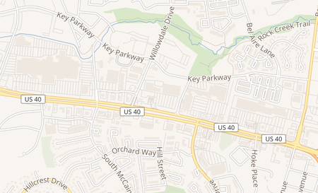 map of 1275 W Patrick St Frederick, MD 21702