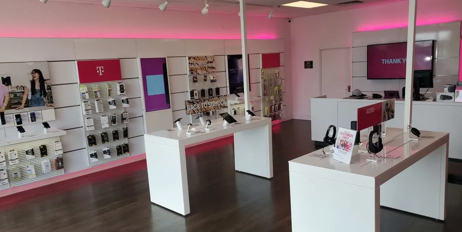 Interior photo of T-Mobile Store at W Washington St & River Rd, Sequim, WA