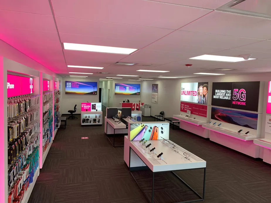 Interior photo of T-Mobile Store at Worcester Rd & Caldor Rd, Framingham, MA