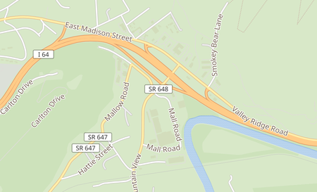 map of 119 Mall Rd Covington, VA 24426
