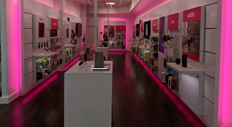 Interior photo of T-Mobile Store at University Place, Orem, UT