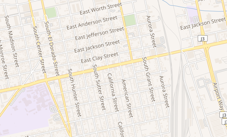 map of 518 E Dr Martin Luther King Jr Blvd Ste A Stockton, CA 95206