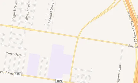 map of 3621 N. Closner Boulevard Edinburg, TX 78541