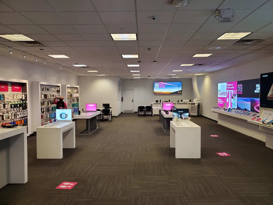 Interior photo of T-Mobile Store at Greenbriar Dr & Patroit Dr, Normal, IL
