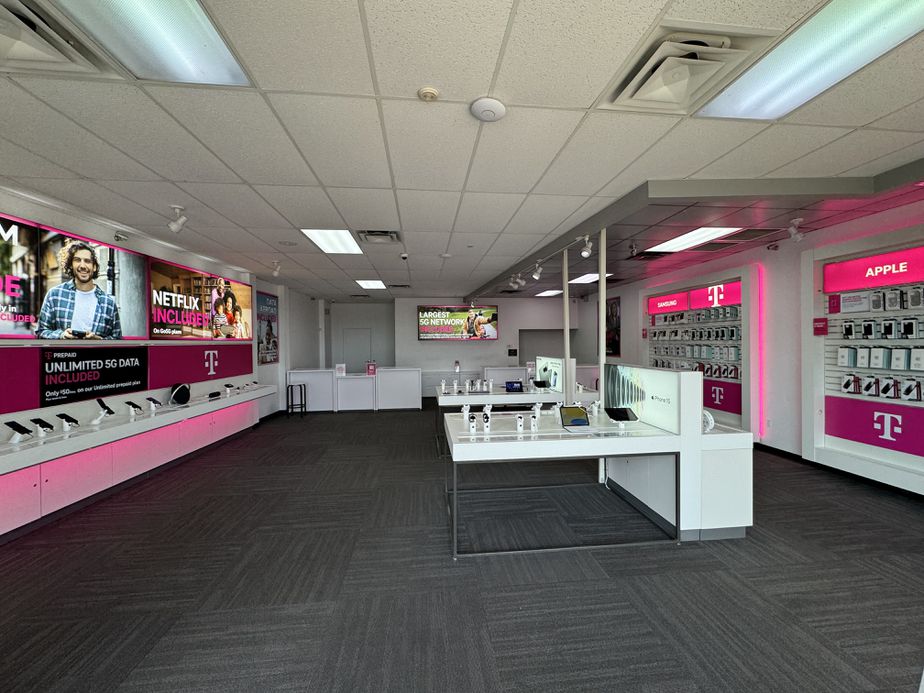 Interior photo of T-Mobile Store at Junction Hwy & E Sunset Dr, Kerrville, TX