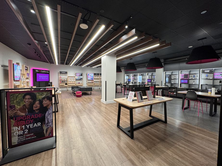 Interior photo of T-Mobile Store at Wilshire Blvd & S Mariposa Ave, Los Angeles, CA