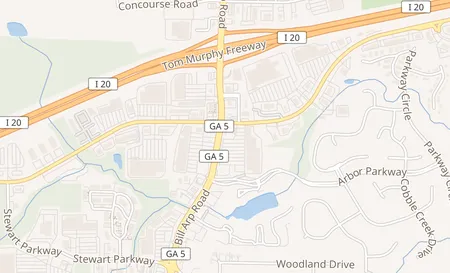 map of 9492 Highway 5 Douglasville, GA 30135