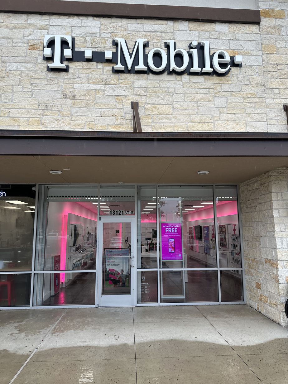 Exterior photo of T-Mobile Store at Tuckerton & Barker Cypress, Cypress, TX