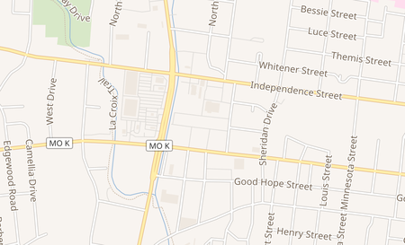 map of 2136 William St 140 Cape Girardeau, MO 63703