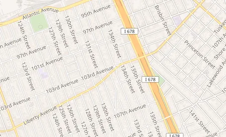 map of 13207 liberty ave South Richmond Hill, NY 11419