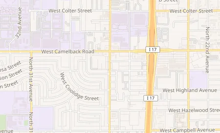 map of 4817 N. 27th Ave. Phoenix, AZ 85017