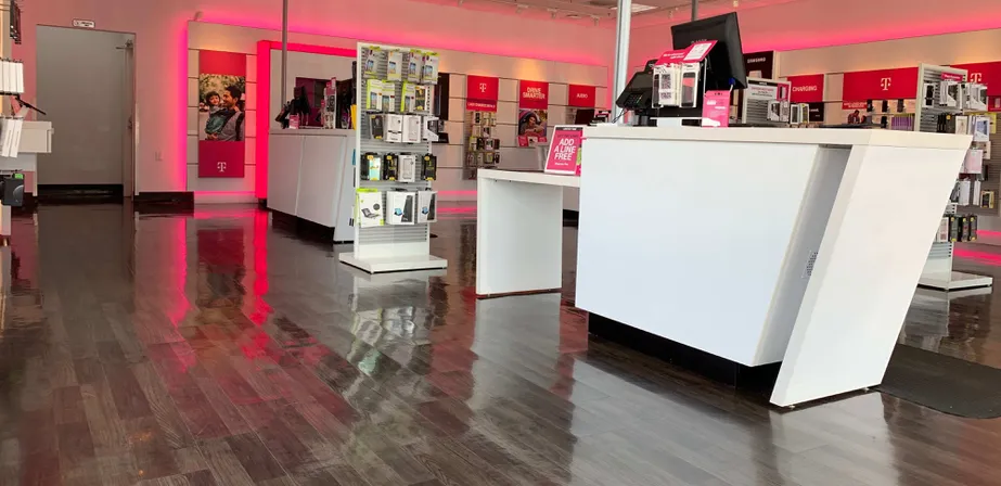 Interior photo of T-Mobile Store at Ardrey Kell, Charlotte, NC
