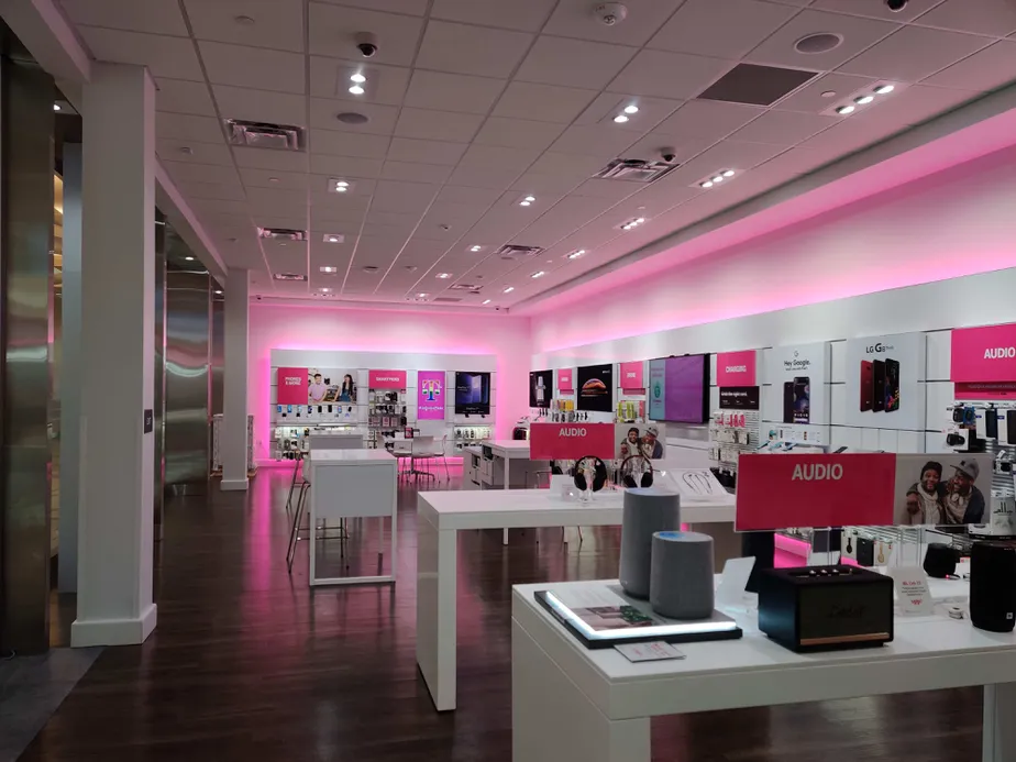 Interior photo of T-Mobile Store at International Plaza Mall, Tampa, FL