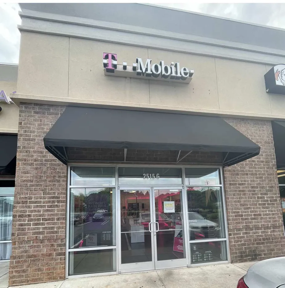 Exterior photo of T-Mobile Store at Hwy 74 & Roland, Monroe, NC