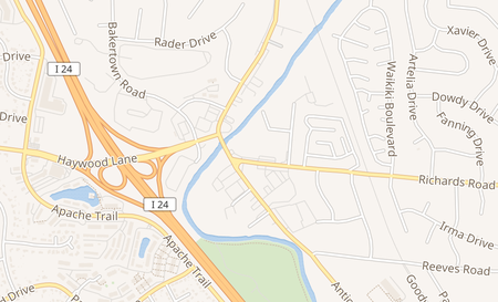 map of 963 Richards Road Antioch, TN 37013