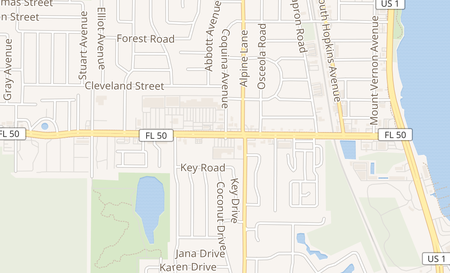 map of 601 Cheney Hwy Titusville, FL 32780