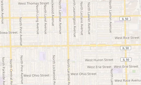 map of 5152 W. Chicago Ave. Chicago, IL 60651