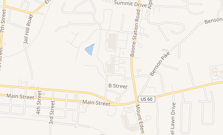 map of 181 Boone Station Rd Shelbyville, KY 40065