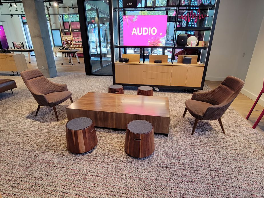 Interior photo of T-Mobile Store at The Shops at Legacy, Plano, TX