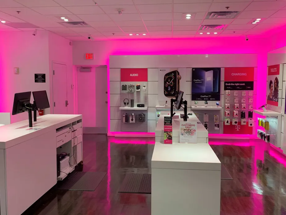 Interior photo of T-Mobile Store at Hanes Mall 8, Winston-Salem, NC