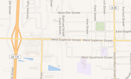 map of 703 W. Superior St Wayland, MI 49348