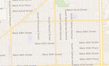 map of 4400 S California Ave Chicago, IL 60632