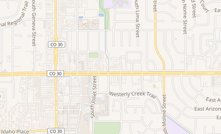map of 11083 E Mississippi Ave Aurora, CO 80012