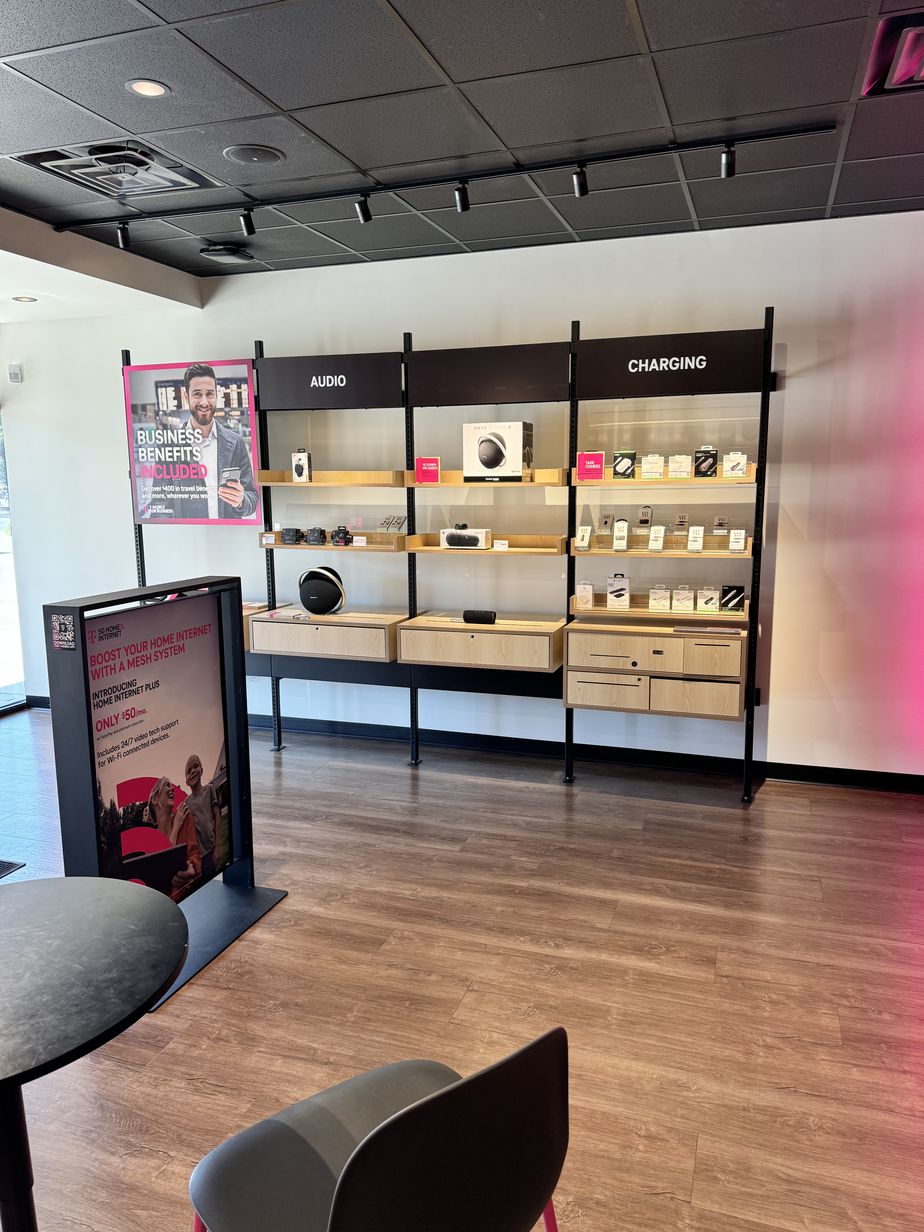 Interior photo of T-Mobile Store at Main & 10th, Newton, KS