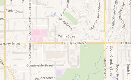 map of 4100 E Harry St Ste 50 Wichita, KS 67218