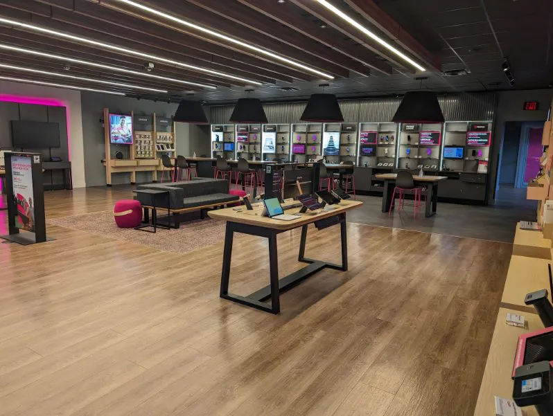  Interior photo of T-Mobile Store at Fourth St & B St, San Mateo, CA 