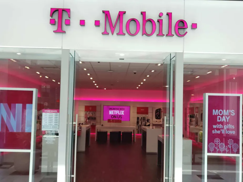 Exterior photo of T-Mobile store at Westmoreland Mall 3, Greensburg, PA