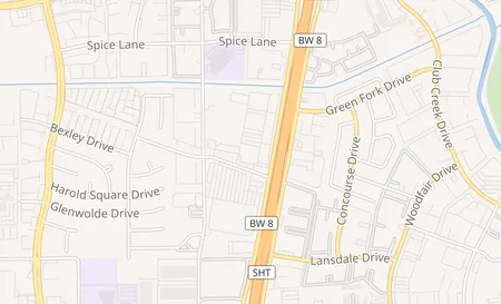 map of 9404 West Sam Houston Parkway S. #H Houston, TX 77099