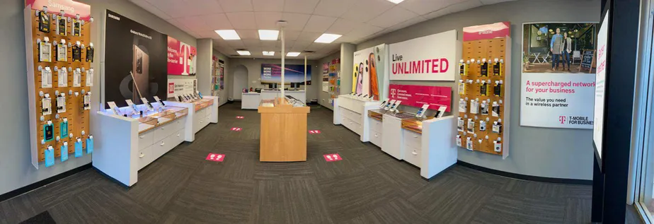 Interior photo of T-Mobile Store at S Georgia St & S Austin St, Amarillo, TX