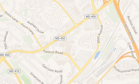 map of 7947 Annapolis Road Lanham, MD 20706