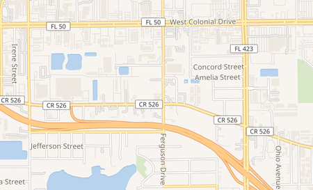map of 3501 Old Winter Garden Rd 103 Orlando, FL 32805