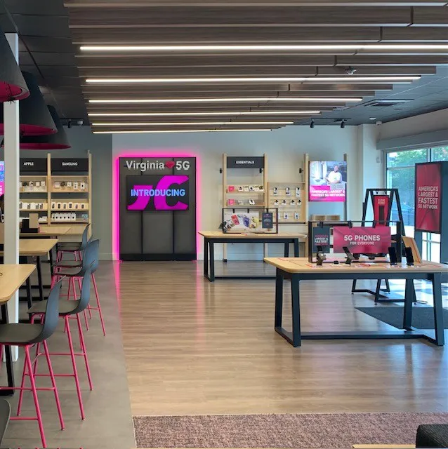 Interior photo of T-Mobile Store at Chippenham Forest Square, Richmond, VA