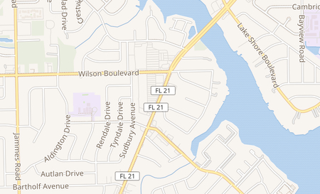 map of 3734 Blanding Blvd. Jacksonville, FL 32210