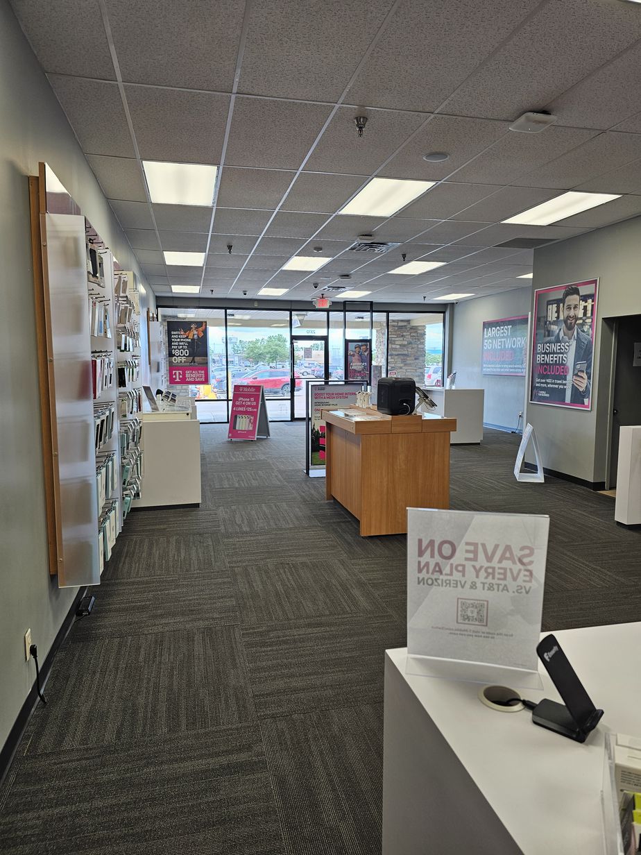 Interior photo of T-Mobile Store at Michigan St & N Vandemark Rd, Sidney, OH