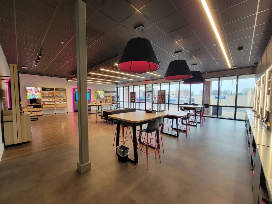 Interior photo of T-Mobile Store at Cave Springs Center, Saint Peters, MO
