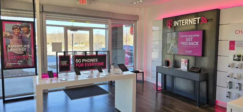  Interior photo of T-Mobile Store at River Bend Marketplace, Asheville, NC 