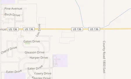 map of 1700 E Grove Ave Rantoul, IL 61866