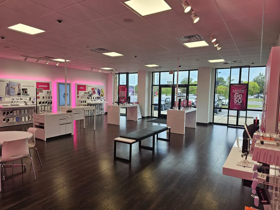 Interior photo of T-Mobile Store at Premier Blvd & 4th Ave, Roanoke Rapids, NC
