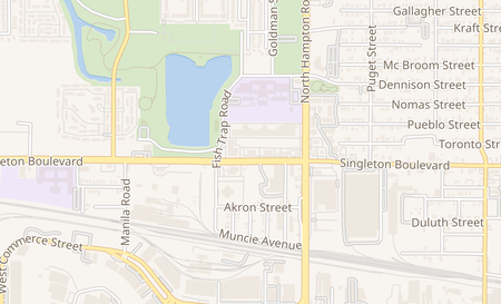 map of 2261 Singleton Blvd 106 Dallas, TX 75212