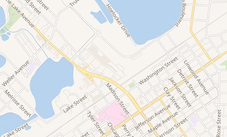 map of 33 Pine Lake Ave La Porte, IN 46350